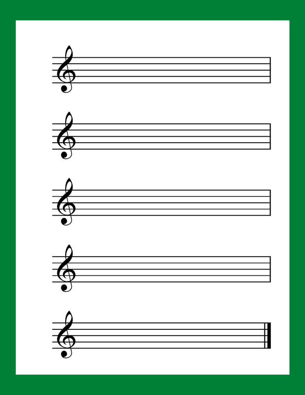 blank sheet music